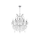 Lustre CWI Lighting Maria Theresa 8311P30C-13 (Clear) 780W 13 lumières chrome
