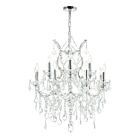 Lustre CWI Lighting Maria Theresa 8311P30C-13 (Clear) 780W 13 lumières chrome