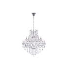 Lustre CWI Lighting Maria Theresa 8318P50C-41 (Clear)-B 2460W 41 lumières chrome