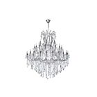 Lustre CWI Lighting Maria Theresa 8318P60C-49 (Clear)-A 2940W 49 lumières chrome