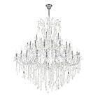 Lustre CWI Lighting Maria Theresa 8318P60C-49 (Clear)-A 2940W 49 lumières chrome