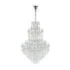 Lustre CWI Lighting Maria Theresa 8318P70C-84 (Clear)-A 5040W 84 lumières chrome