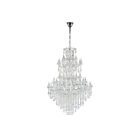 Lustre CWI Lighting Maria Theresa 8318P70C-84 (Clear)-A 5040W 84 lumières chrome