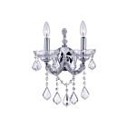 Applique murale CWI Lighting Maria Theresa 8318W12C-2 (Clear) 120W 2 lumières chrome