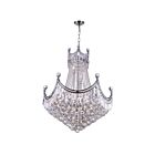 Lustre CWI Lighting Amanda 8421P28C 900W 15 lumières chrome