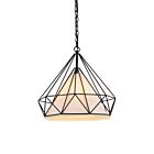 Lustre CWI Lighting Diamond 9600P15-1-101 60W 1 lumière noir