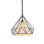 Lustre CWI Lighting Diamond 9600P18-1-101 60W 1 lumière noir