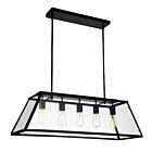 Lustre CWI Lighting Alyson 9601P36-5-101 300W 5 lumières noir