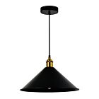 Mini Suspendu CWI Lighting 9605P14-1-101-B Brave 1-Lumière 60W Noir