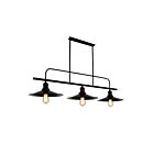 Lustre CWI Lighting Brave 9605P46-3-101 180W 3 lumières noir