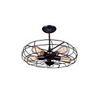 Plafonnier CWI Lighting Pamela 9606C19-5-130 300W 5 lumières rouiller