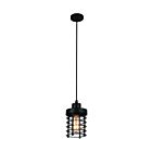 Suspendu CWI Lighting Bray 9607P4-1-101 60W 1 lumière noir