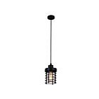 Suspendu CWI Lighting Bray 9607P4-1-101 60W 1 lumière noir