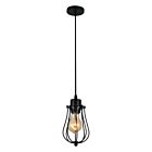 Suspendu CWI Lighting Tomaso 9610P4-1-101 60W 1 lumière noir