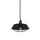 Suspendu CWI Lighting Morgan 9611P14-1-101 60W 1 lumière noir