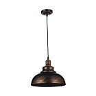 Suspendu CWI Lighting Vogel 9612P11-1-128 60W 1 lumière cuivré antique