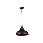 Lustre CWI Lighting Vogel 9612P15-1-128 60W 1 lumière cuivré antique