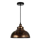 Lustre CWI Lighting Vogel 9612P15-1-128 60W 1 lumière cuivré antique