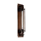 Applique murale CWI Lighting Kiera 9613W4-1-126 60W 1 lumière chocolat