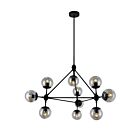 Lustre CWI Lighting Glow 9614P39-10-101 600W 10 lumières noir