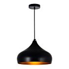 Lustre CWI Lighting Dynamic 9633P16-1-101 60W 1 lumière noir