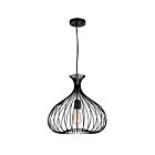 Lustre CWI Lighting Darleen 9650P16-1-101 60W 1 lumière noir