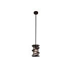 Suspendu CWI Lighting Darya 9700P7-1-197 60W 1 lumière marron