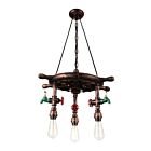 Lustre CWI Lighting Manor 9718P22-3-210-A 180W 3 lumières cuivre moucheté