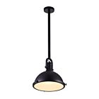 Suspendu CWI Lighting Strum 9760P12-1-101 60W 1 lumière noir