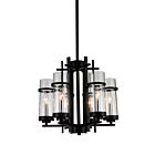 Lustre CWI Lighting Sierra 9827P18-6-101 360W 6 lumières noir