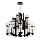 Lustre CWI Lighting Sierra 9827P30-12-101-A 720W 12 lumières noir