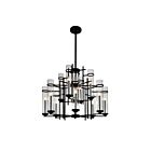 Lustre CWI Lighting Sierra 9827P38-12-101 720W 12 lumières noir