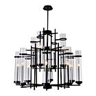 Lustre CWI Lighting Sierra 9827P38-12-101 720W 12 lumières noir