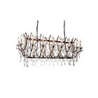Lustre CWI Lighting Phraya 9910P58-24-199 1440W 24 lumières brun clair