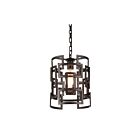 Suspendu CWI Lighting Litani 9913P10-1-205 60W 1 lumière marron