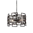 Lustre CWI Lighting Litani 9913P19-3-205 180W 3 lumières marron