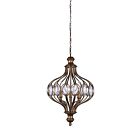 Lustre CWI Lighting Altair 9935P19-6-182 360W 6 lumières bronze ancien