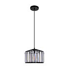 Suspendu CWI Lighting Alethia 9942P10-1-101-C 60W 1 lumière noir