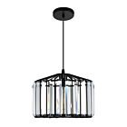 Suspendu CWI Lighting Alethia 9942P10-1-101-C 60W 1 lumière noir