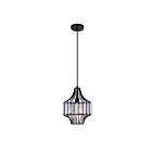 Suspendu CWI Lighting Alethia 9942P10-1-101-D 60W 1 lumière noir