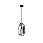 Suspendu CWI Lighting Alethia 9942P7-1-101 60W 1 lumière noir