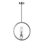 Lustre CWI Lighting Elton 9951P15-1-606 60W 1 lumière nickel satiné