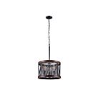 Lustre CWI Lighting Parsh 9954P16-3-101 180W 3 lumières étain