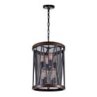 Lustre CWI Lighting Parsh 9954P16-8-101 480W 8 lumières étain