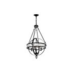 Lustre CWI Lighting Arkansas 9957P20-4-101 240W 4 lumières noir