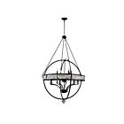 Lustre CWI Lighting Arkansas 9957P42-12-101 720W 12 lumières noir