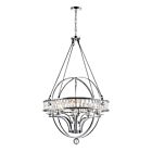 Lustre CWI Lighting Arkansas 9957P42-12-601 720W 12 lumières chrome