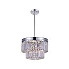 Suspendu CWI Lighting Weiss 9969P8-5-601 200W 5 lumières chrome