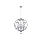 Lustre CWI Lighting Esia 9970P19-4-601 240W 4 lumières chrome