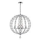 Lustre CWI Lighting Esia 9970P26-8-601 480W 8 lumières chrome